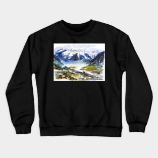 Mount Cook, New Zealand Crewneck Sweatshirt